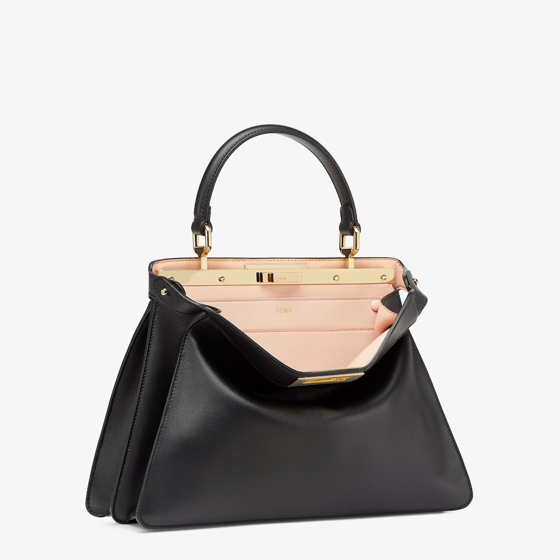 FENDI Peekaboo ISeeU Medium Black, calf leather bag - Image 5